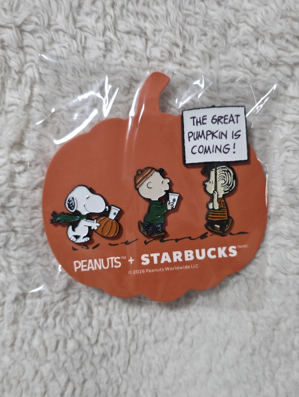 Starbucks Snoopy Enamel Pin Set